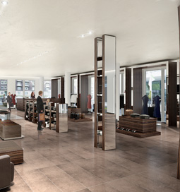 Three George, Düsseldorf, Interior