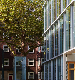 Three George, Düsseldorf, Umfeld